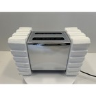 Vintage  new  1980 s Proctor Silex 2-slice Toaster Chrome black Usa