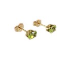 19thc Antique Burma Peridot   Earrings  Ancient Egypt Red Sea St  John Island Gf