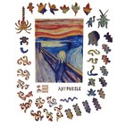 Wooden Jigsaw Puzzle For Adults By Foxsmartbox - 210 Pieces - The Scream