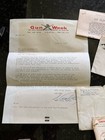 Lot Winchester Firearm Warranty Correspondence  Museum   Signed Knox T E Hall