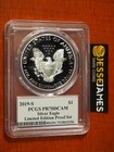 2019 S Proof Silver Eagle Pcgs Pr70 Dcam From Limited Edition Set Premier Label