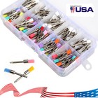 200pcs box Dental Nylon Materials Closure Flat Polishing Prophylaxis Brushes Usa