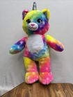 Build A Bear Workshop Rainbow Kittycorn Plush Unicorn Kitty Stars Sparkles Toy