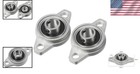 Set Of 2 Rust-proof 12mm Self-aligning Pillow Block Bearings For Machinery