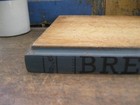 Primitive Early Antique Wood Bread Board Blue Milk Paint Bread Stencil