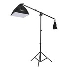 Photography Umbrella Softbox Lighting Kit Studio 5 Light Bulb Backdrop Stand