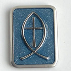 Ganz Scripture Token Charm Blue W ichthus Fish  i Can Do All Through Christ  1 