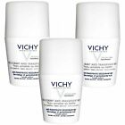3 X Vichy 48h Anti-perspirant Deodorant Sensitive Skin Roll-on 50ml Pack Of 3