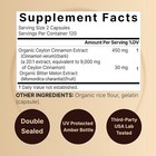 Ceylon Cinnamon 9 000mg Per Serving  240 Capsules   Made With Organic Sri Lanka