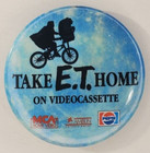 Vintage Pepsi Cola Take E t  Home On Videocassette Pinback Button