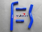 Blue Silicone Radiator Hose For Yamaha Yzf250 Yz250f 2001-2005 wr250f 2001-2006