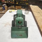 Vintage Nylint Green Pressed Steel Payloader Construction Vehicle Toy