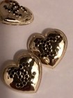  Lot Of Ten 22mm Stampeddesigner  Vintage Button Gold Tonechanel 10 Buttons