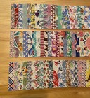 Vintage Feed Flour Sack Fabric Pieces Quilting Charms 5    X 5     Set Of 60   357 