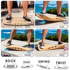 Ergonomic Wooden Balance Board Active Standing Desk Wobble Board Core Trainer