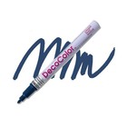 Decocolor  Paint Marker  Ultramarine Ink  Extra Fine Point  Opaque  Blue  Dark