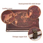 180 Pages Our Adventure Book Scrapbook Photo Album Retro Embossed Letter Leather