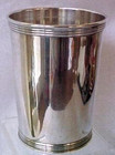 Beaded Silver Mint Julep Cup