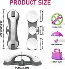 Grab Bars For Shower shower Handle With 3 Heavy Duty Suction Cups  Removable