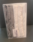 Calvin Klein Men s Cotton Stretch Undershirt V-neck 5 Pack  White   Grey Large