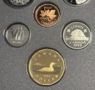 1994 Canada Double Dollar 7 Coin Proof Set With Case   Coa  925 Sterling Silver