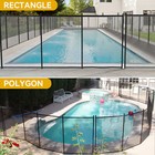 Taus 4ft X 72ft Pool Fence Swimming Fence In Ground Life Saver Fence Portable
