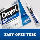 Orajel 3x Mouth Sores - Medicated  Immediate Relief  0 42oz Gel Each -  4  Tubes