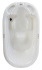 Eurobath 2-stage Baby Bath Tub  White - Large  Long Lasting Baby Essentials     