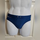 Team Aus Small Blue Swim Brief Speedo Style Aussie Racing Trunk