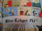 Star-ledger Of New Jersey Comic Strip Umbrella  peanuts  Etc 