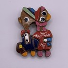Lot Of Four Vintage Character Pins Disney Mickey Mouse Build A Bear Wood Ducks