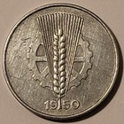 East Germany 1950 A 10 Pfennig Coin