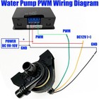 Dc 12v Brushless Automotive Car Auxiliary Water Pump W  Xy-pwm Signal Generator