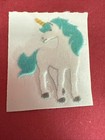 Sandylion Fuzzy Unicorn      Stickers Vintage Lot Of Six 