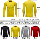 Athletic Long Sleeve Compression Shirts Men s Dry Fit Sports Gym Shirts Workout