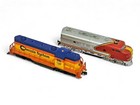 Lot 4 Bachmann Ahm Ho Scale Train Locomotives Santa Fe Flyer C o Chessie System