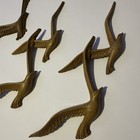 Vtg Syroco Homco Mcm Wood-look Flying Seagulls Birds Retro  Euc Free Shipping