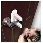 Baby Safety Door Lever Lock Child Proof Adhesive Security Handle Lock 180  