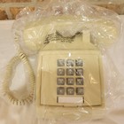 Cortelco 2500 Series Ash Beige Push Button Desk Telephone T-321vi Vintage Style