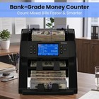 Deteck Dt700 Bank Grade Mixed Denomination Money Counter With Reject Pocket