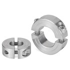 304 Stainless Steel Double Split Shaft Collar 2-piece Clamping Metric Axle