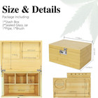 Upgraded Premium Large Stash Box With Combination Lock - Decorative Storage Box