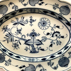 Large Antique German Meissen Blue Onion Tray  Platter  1880 s-1920 Single Sword