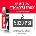 Strongest Metal Steel Aluminum Bond Adhesive Cold Weld Reinforced Epoxy Glue 2oz