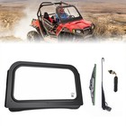 For Polaris Rzr 570 2012-2022 Rzr 800 2008-2014 Glass Windshield W  Manual Wiper