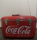 2002 Coca Cola Coolbox Cooler Radio Cd Player