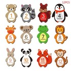 Baby Monthly Stickers Woodland Creatures Baby Milestone Stickers Gender Neutral