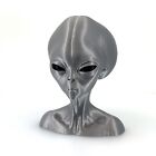 Roswell Grey Alien Bust From Zeta Reticuli - 3d Printed Sci-fi Extraterrestrial