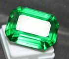 114 00 Cts Natural Green Emerald Emerald Cut Certified Colombian Loose Gemstone