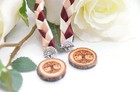 Burgundy Blush Wood Tree Of Life Wedding Handfasting Cord  wedding